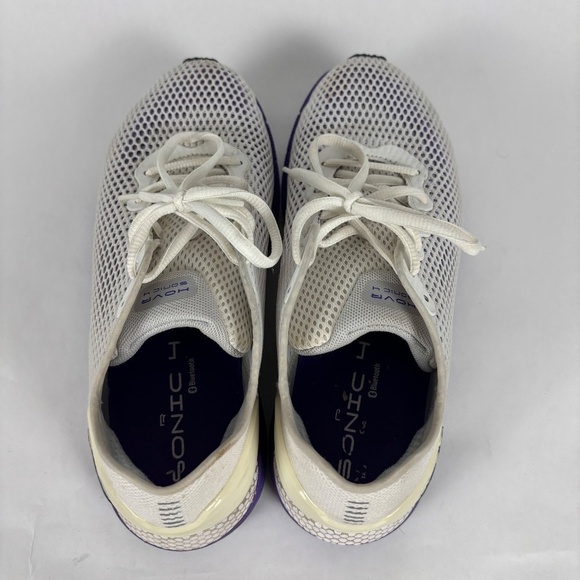 Under Armour, Women’s HOVR, Sonic 4, Running Shoes, White/Purple, size 9.5. - Picture 7 of 12
